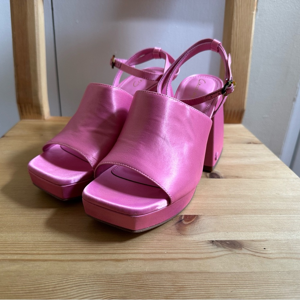CIRCUS NY Women's Pink Miranda Heels